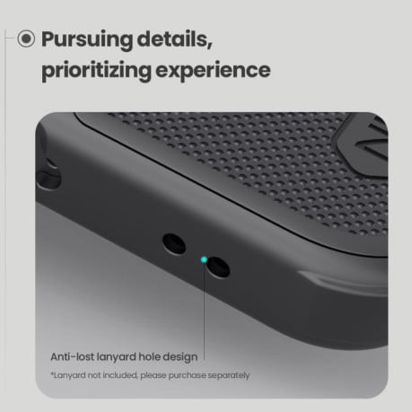 Чехол NILLKIN Frosted Shield Pro гибрид с матовым покрытием на Samsung Galaxy S25 FE 5G - черный