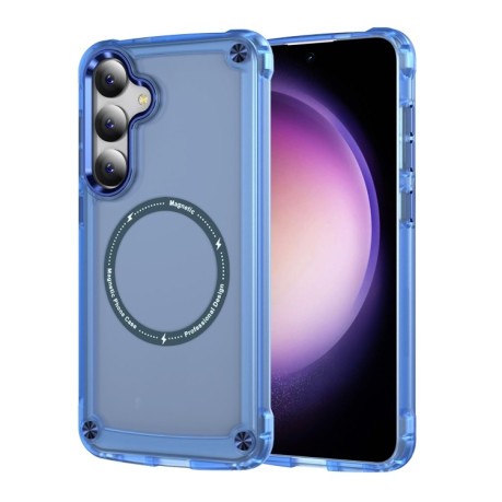Протиударний чохол Skin Feel MagSafe Magnetic для Samsung Galaxy S24+ 5G - синій