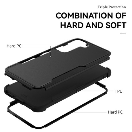 Противоударный чехол EsCase durable для Samsung Galaxy S22 Plus 5G - черный