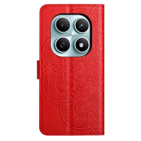 Чохол-книжка Flower Embossed Leather на Xiaomi Redmi Note 15 4G / 5G /Poco M8 164mm — фіолетовий