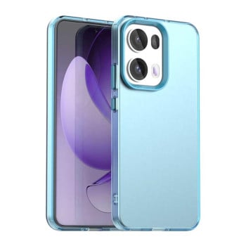 Чехол Candy Series гибрид с усиленными бортиками на OPPO Reno13 Pro 5G Global - синий