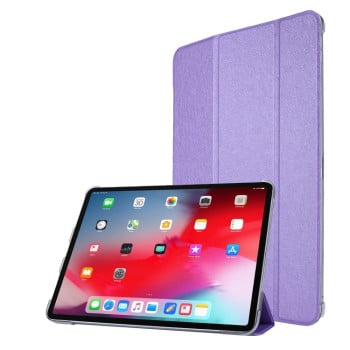 Чехол-книжка Silk Texture Three-fold на iPad Pro 11 2021 - фиолетовый