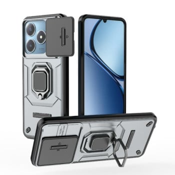 Противоударный чехол Sliding Camshield для Realme C61/C63/Note 60/Note 60x - серый