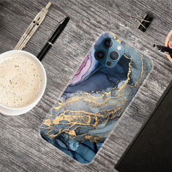 Протиударний чохол Marble Pattern для iPhone 13 Pro Max - Abstract Gold