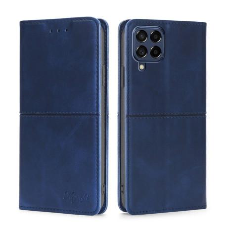 Чехол-книжка Cow Texture Magnetic для Samsung Galaxy M53 5G - синий