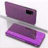 Чехол-книжка Clear View на Samsung Galaxy A12/M12 - фиолетовый