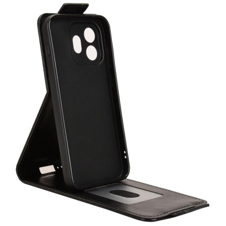 Фліп-чохол Magnetic Vertical Flip Leather для OnePlus 15T — чорний