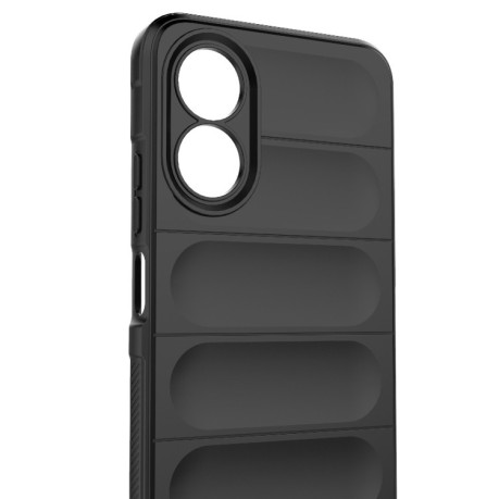 Силіконовий чохол Magic Flannel для OPPO A17 4G Global - темно-сірий