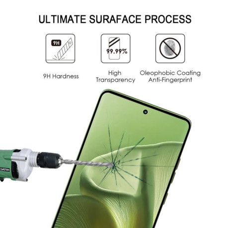 Захисне скло 3D Curved Edge Full Screen для Motorola Edge 60 - чорне