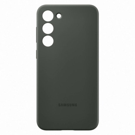 Оригінальний чохол Samsung Silicone Cover Rubber для Samsung Galaxy S23 Plus - khaki (EF-PS916TGEGWW)