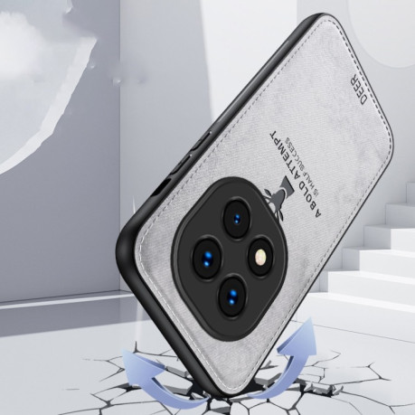 Ультратонкий чохол Deer Head Cloth Skin для Xiaomi Redmi Note 14 Pro 5G/Poco X7 - білий
