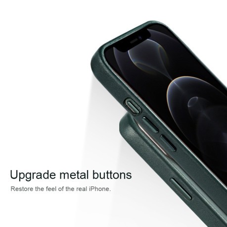 Чехол Mutural Mingdian Series для iPhone 13 Pro - зеленый