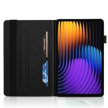 Чехол-книжка Tree Life Series Embossed Leather для Xiaomi Pad 7 / 7 Pro - черный