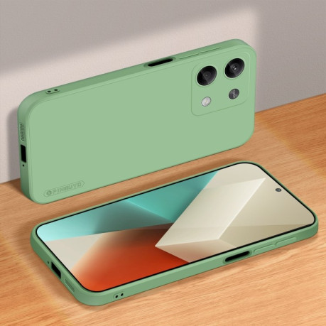 Противоударный чехол PINWUYO Sense Series для Xiaomi Redmi Note 13 - зеленый
