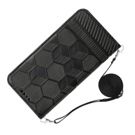 Чехол-книжка Crossbody Football на Xiaomi Poco X4 Pro 5G - черный