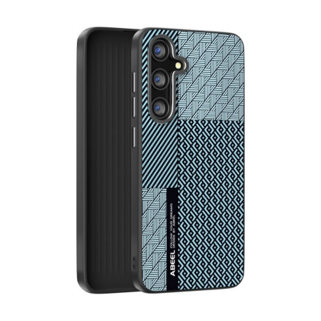Ультратонкий чехол ABEEL 6D Micro Relief MagSafe Magnetic на Samsung Galaxy S25 5G - Carbon Fiber Blue