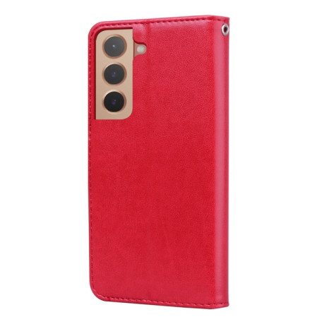 Чехол-книжка Rose Embossed для Samsung Galaxy S22 Plus 5G - красный