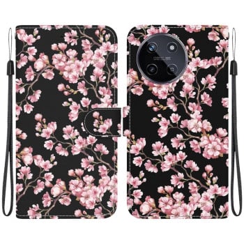 Чехол-книжка Colored Drawing Series на Realme 11 4G - разноцветный