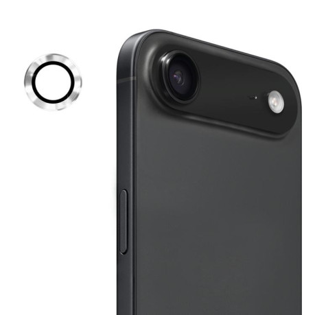 Захисне скло на камеру ENKAY 9H Aluminium для iPhone Air - сріблясте