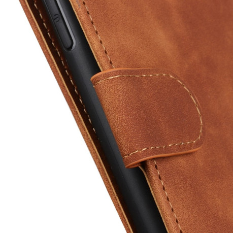 Чехол-книжка KHAZNEH Retro Texture на Samsung Galaxy A52/A52s - коричневый