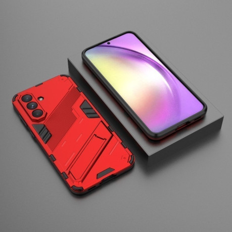 Противоударный чехол Punk Armor для Samsung Galaxy A56 5G - красный