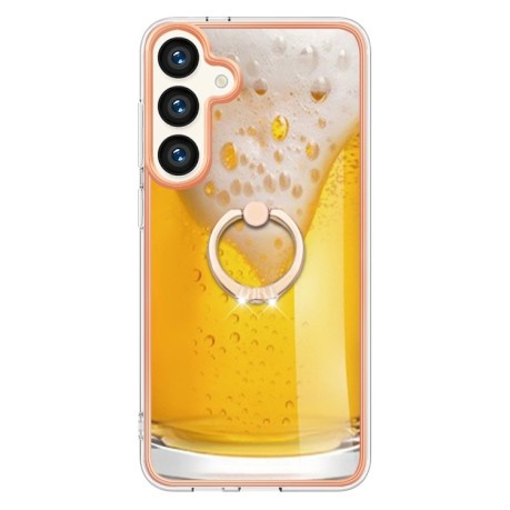 Противоударный чехол Electroplating IMD для Samsung Galaxy S24+ 5G - Beer