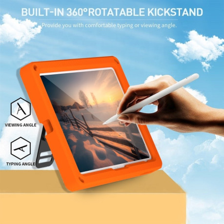 Протиударний чохол Rotation Stand EVA для iPad 10.9 2022 - помаранчевий