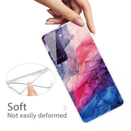 Протиударний чохол Marble Pattern для Samsung Galaxy S21 - Abstract Red