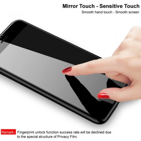Захисне скло IMAK HD Anti-spy для Samsung Galaxy S24 Ultra 5G - чорне