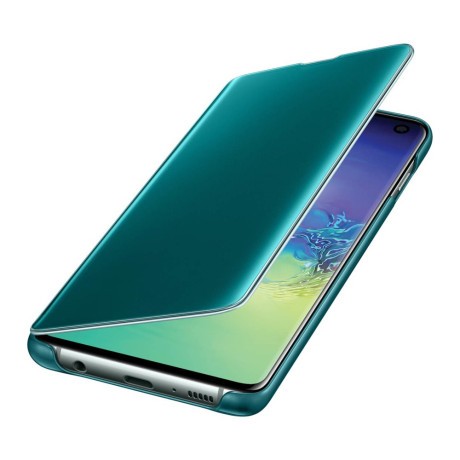 Оригінальний чохол Samsung Clear View Cover для Samsung Galaxy S10 green (EF-ZG973CGEGRU)