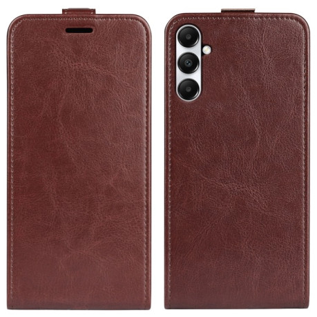 Флип-чехол R64 Texture Single на Samsung Galaxy A05s - коричневый