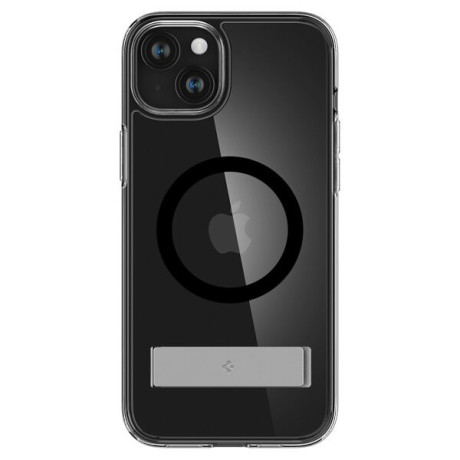 Оригинальный чехол Spigen Ultra Hybrid S MagSafe case with stand для iPhone 15 - Black