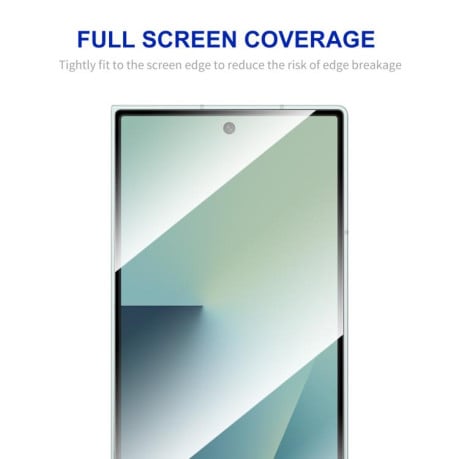 Захисне скло ENKAY Hat-Prince Full Glue з алюмосилікатного скла на Samsung Galaxy Fold 7 - чорне