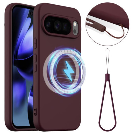Силіконовий чохол Shockproof Silicone Magsafe для Google Pixel 10 Pro XL - коричневий