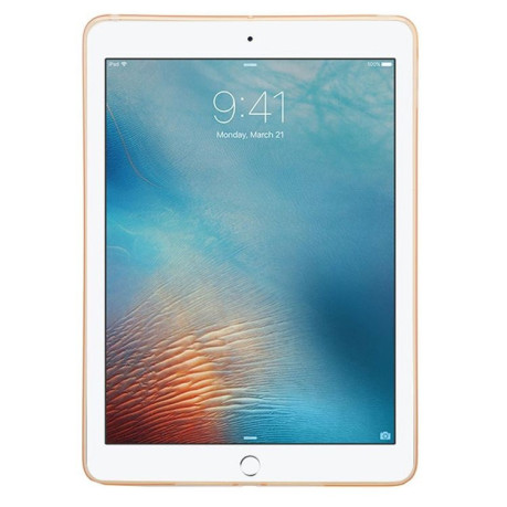 Ультратонкий Прозрачный TPU Силиконовый Чехол PP для iPad 9.7 2017/2018-золотой