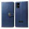 Чехол- книжка Retro Solid Color на Samsung Galaxy M51-синий