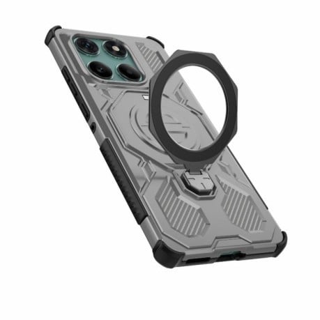Противоударний чехол J-20 Solid Color MagSafe Magnetic на Motorola Edge 60 Fusion 5G - сірий