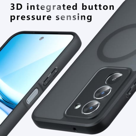 Чехол MagSafe Holder Armor гибрид на Xiaomi Redmi 15 5G Global / 15 4G SEA 169mm - черный