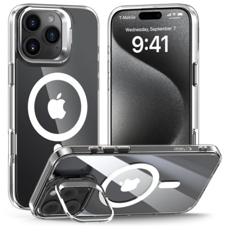 Чохол Tech-Protect MagStand MagSafe для iPhone 16 Pro - Clear