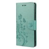 Чехол-книжка Pressed Flowers Butterfly Pattern на Xiaomi Poco M3 Pro/Redmi Note 10 5G/10T/11 SE - зеленый