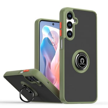 Противоударный чехол Q Shadow 1 Series для Samsung Galaxy A16 5G - зеленый