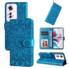 Чохол-книжка Embossed Sunflower для OPPO Reno11 F Global / F25 Pro Global - синій