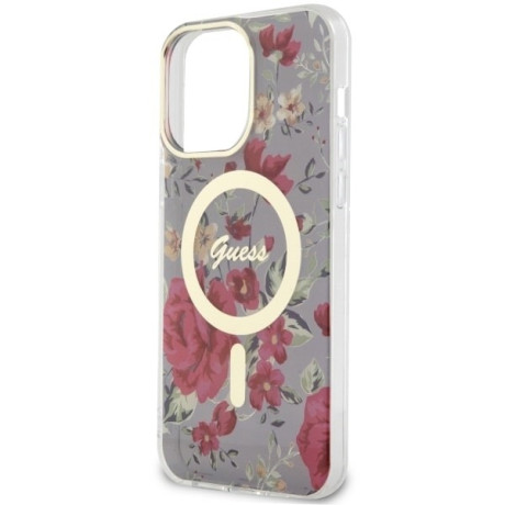 Оригінальний чохол Flower MagSafe для iPhone 14 Pro Max - green/khaki
