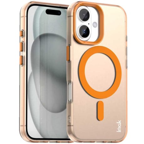 Чехол IMAK Candy Series с MagSafe на iPhone 17 - оранжевый