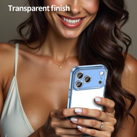 Чехол PC Hybrid TPU Airbag Shockproof для iPhone 17 Pro Max - синий