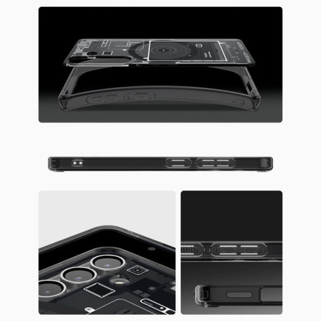 Оригинальный чехол Spigen Ultra Hybrid  Zero One Mag Case для Samsung Galaxy S25  - Black