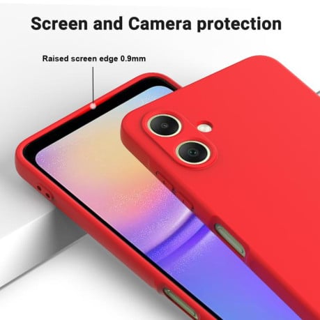 Силіконовий чохол Solid Color Liquid Silicone на Samsung Galaxy A07 4G - червоний