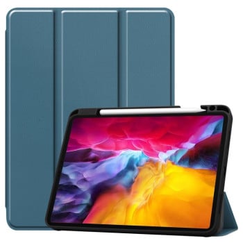 Чехол-книжка Custer Pattern Pure Color на iPad Pro 11 2021 - зеленый