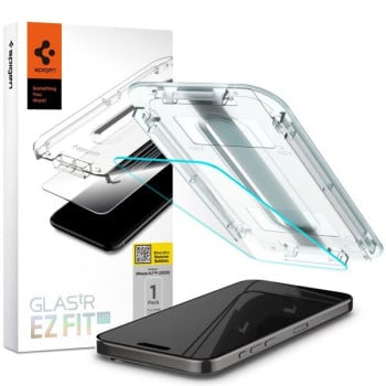 Защитное стекло Spigen Glas.Tr &quot;EZ Fit&quot; для iPhone 15 Pro Clear