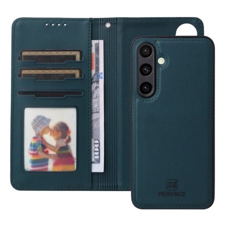 Чехол-книжка BETOPNICE BN-005 2 in 1 Detachable Imitate Genuine Leather для Samsung Galaxy S24 FE 5G - синий